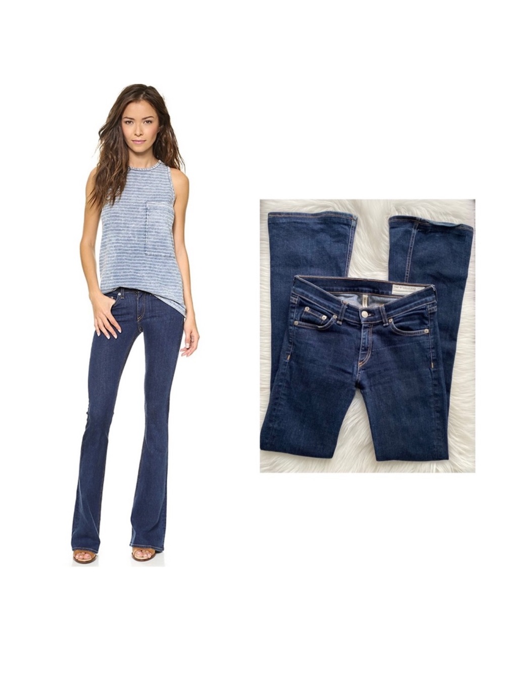 Rag & bone elephant Bell denim size 25